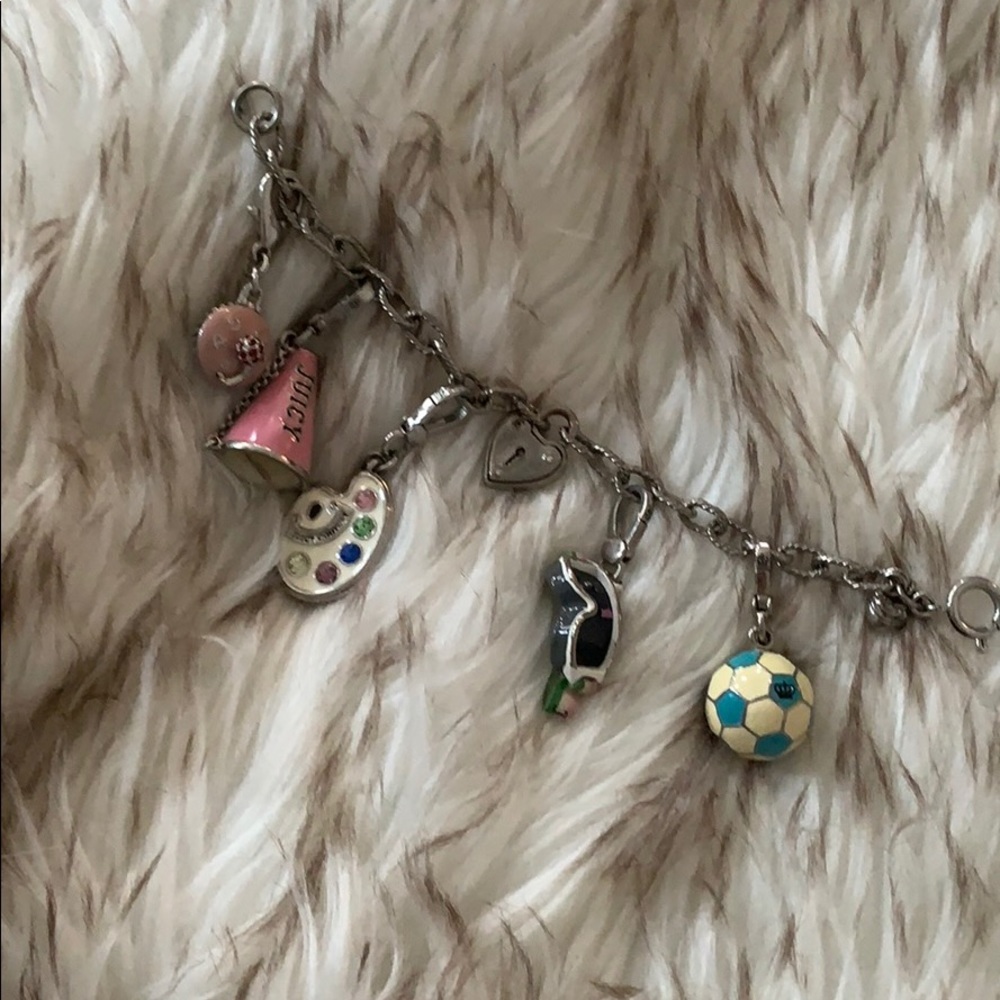 Silver Juice Couture Charm Bracelet